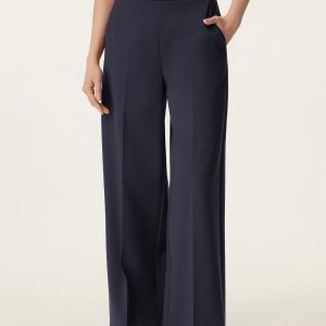 High Rise Wide Leg Trouser with Pockets