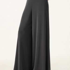 Sandwashed Modal Super Flowy Mid Rise Palazzo Pants with Pockets