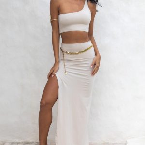 Nefertiti Skirt - Sandy Pearl