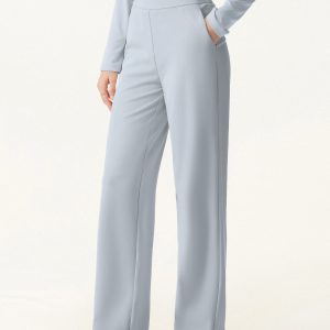 Sandwashed Modal Breathable Straight Leg Pull-on Travel Pants