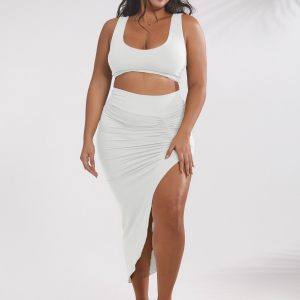 Isis Skirt - White Quartz